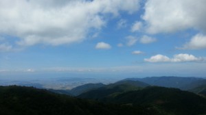 雨乞岳頂上から見える琵琶湖