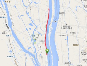 第１６回木曽三川マラソン大会ハーフ１時間４１分３５秒