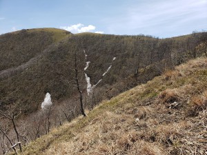 雨乞岳からの下り