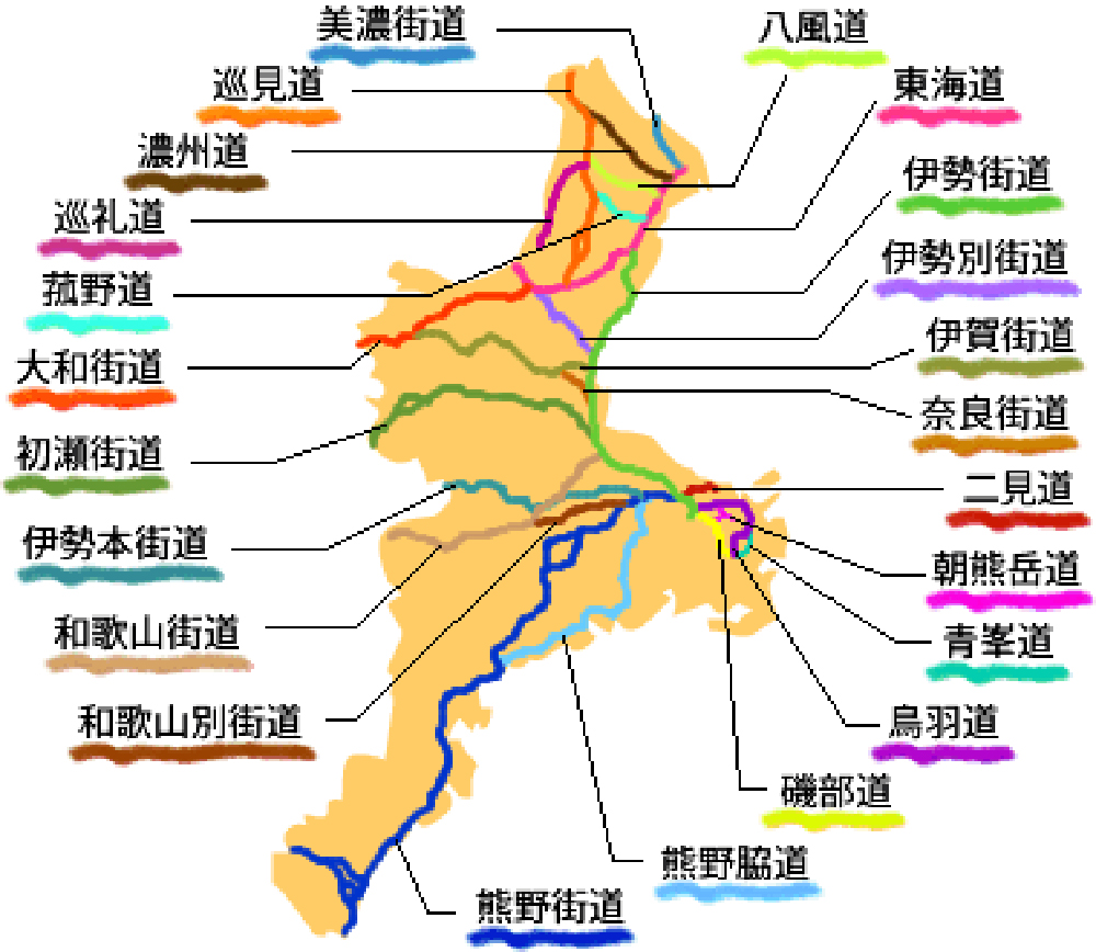 三重県の歴史街道〜美濃道編 | ホテルの布団部屋